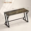 Bureau d'ordinateur de 55 pouces, bureau d'écriture industriel avec pieds en métal en forme de Z, table d'étude pour bureau à domicile, chambre à coucher, petits espaces-26593291