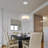 3-light White Chandelier Modern Chandelier