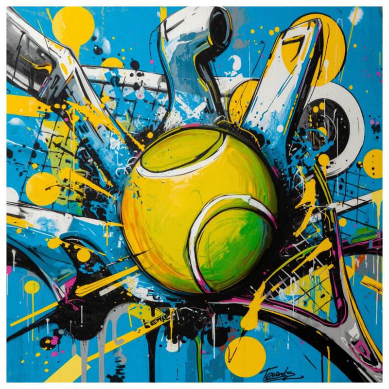 Couvertures de balles de tennis, L 60 po x H 80 po