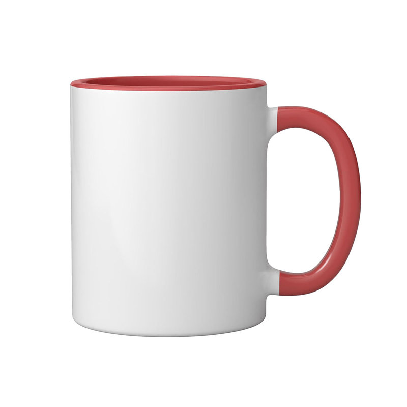 Ceramic Coffee Mug, Red