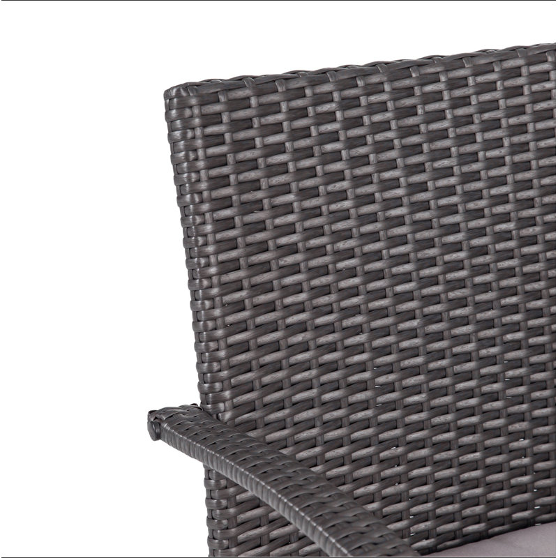 Chaise de salle à manger Cordoba Kd Pe [Ensemble de 2 pièces], Gris