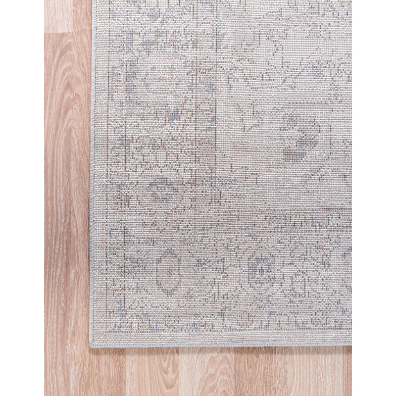 Tapis oriental gris Cambrie, Carré 10 pi