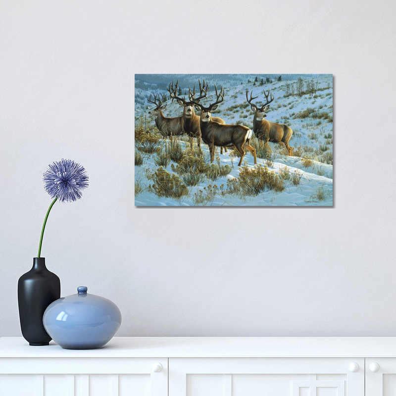 Impression sur toile tendue "Mledeer" par Cynthie Fisher, H 12 po x l 18 po x 1,5 po
