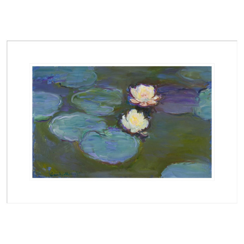 Claude Monet - Estampe numérique encadrée, H 15,71 po x l 21,75 po