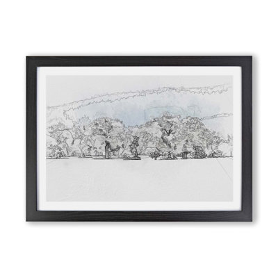 Snow covered Trees - Framed Print
