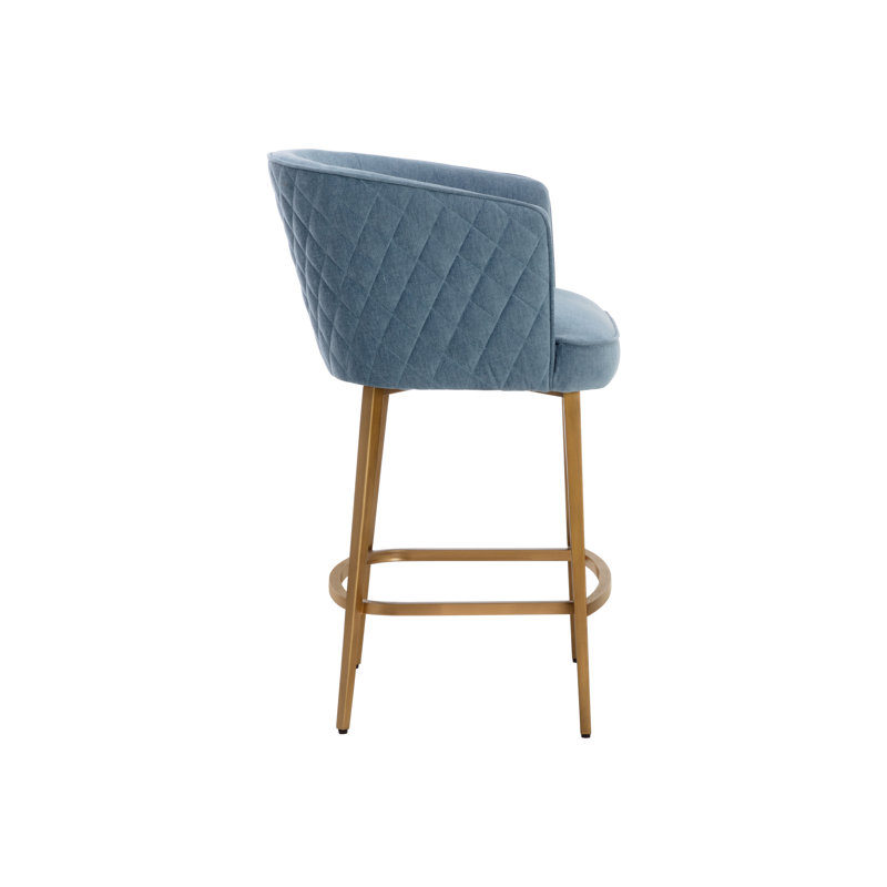 Upholstered Stool, Danny Iceberg