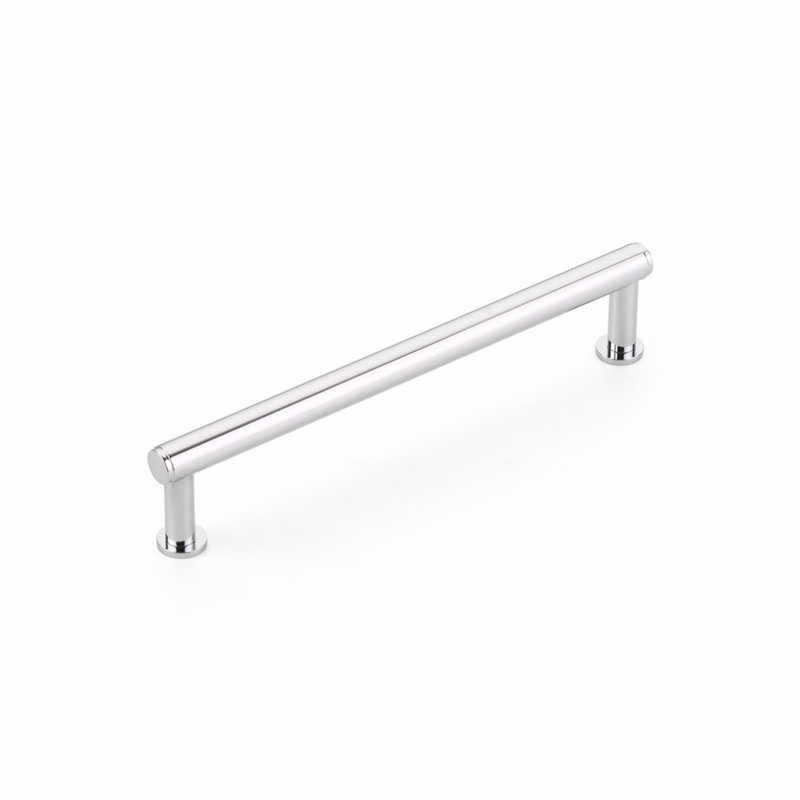 Poignée d'armoire Schaub, Chrome poli, 6"