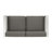 Aluminum Framed Outdoor Loveseat With Water-Resistant Cushions For Durable And Comfortable Patio Seating