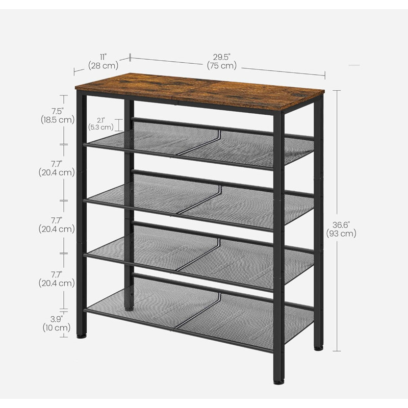 25 Pair Shoe Rack