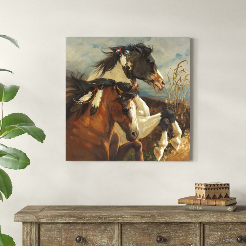 " Wind Voyager " Painting Print, 30" H x 30" W x 1.25" D