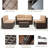 7 Piece Rattan Sectional Seating Group With Fire Pit-397020833-397020842