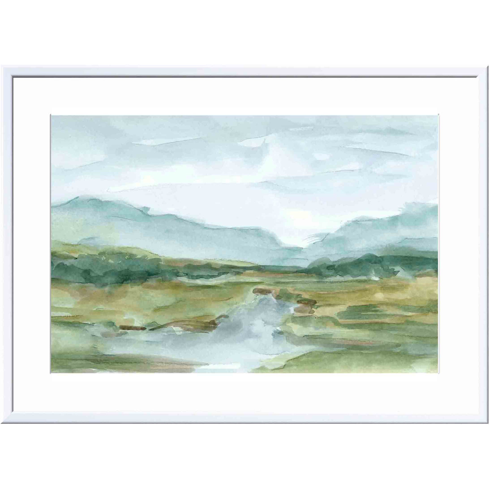 Sketchbook IV Painting by Ethan Harper, 12"H x 8"W, White