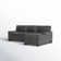 Yates 2 - Piece Upholstered Pull Out Sectional Sleeper Sofa With Storage Chaise