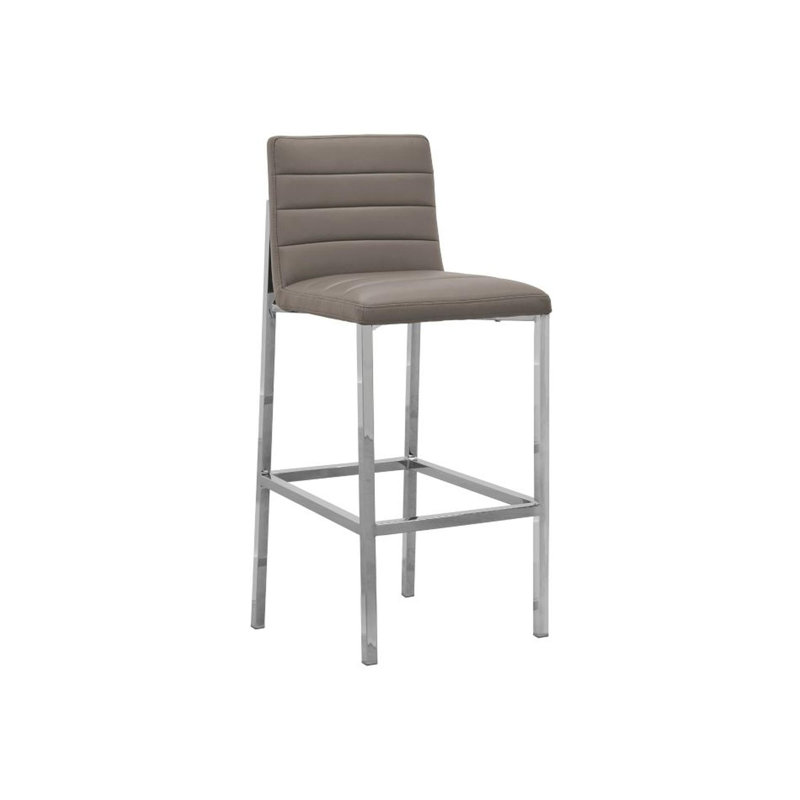 Tabouret de bar et de comptoir Misa, Taupe, Tabouret de bar (siège d'une hauteur de 30 po)