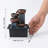 Four level desktop fountain with LED light-1116312087