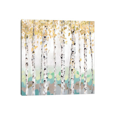 Golden Treescape by Isabelle Z - Print on Canvas