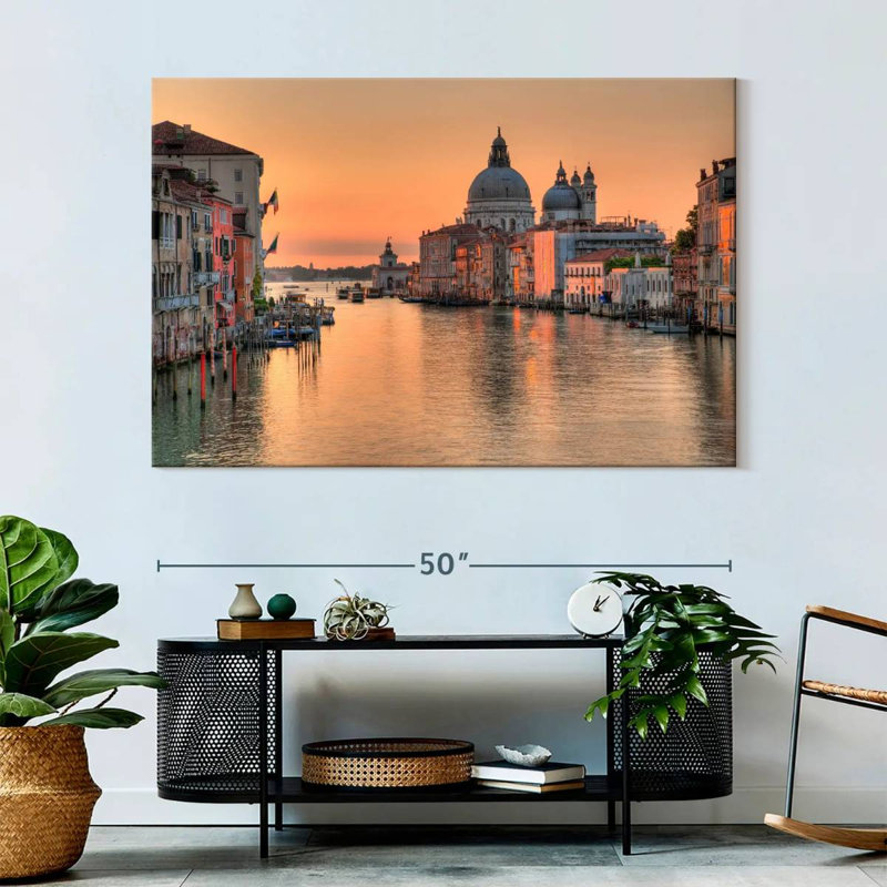 Nicci Canal Grande à Venise, H 34 po x l 51 po