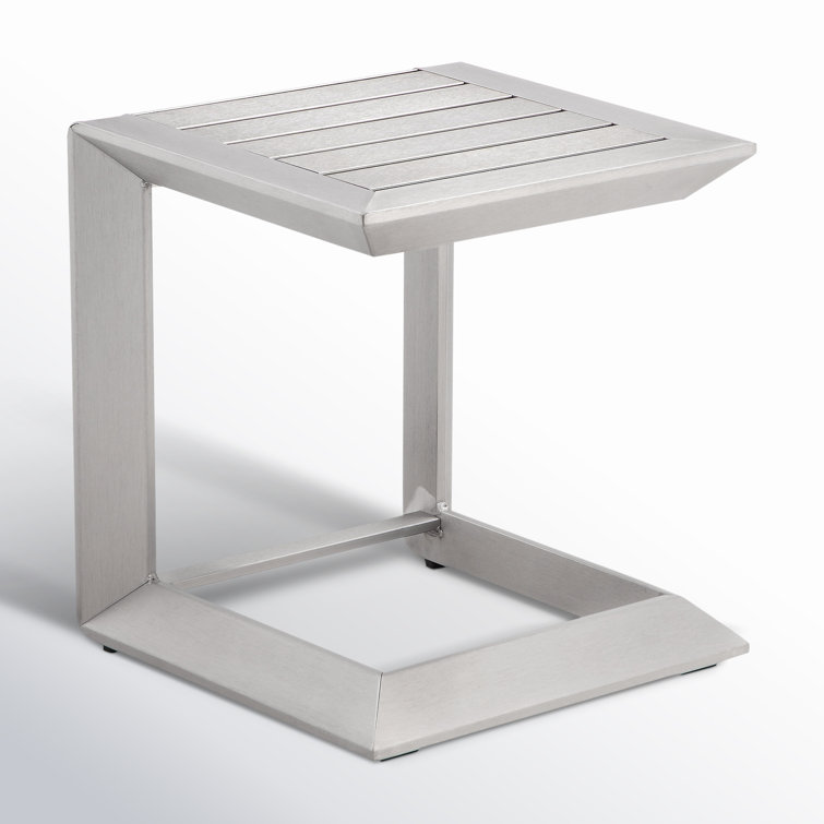 Kensli 16'' Aluminum Outdoor Side Table