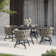 Arlend 4 - Person Square Outdoor Dining Set With Cushions (Set Of 5)