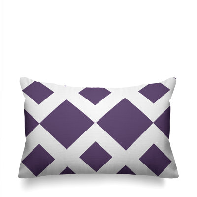 Farrell Geometric Triangles Indoor/Outdoor Throw Pillow