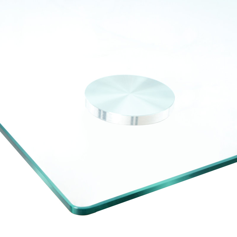 Accessoires de table rectangulaire en verre - Comptoir moderne trempé transparent minimaliste (Dia1300 * 800 * 8Mm), assemblage rapide, imperméable, sans tracas
