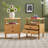 Vivienne Easy Assembly Solid Wood Spindle 2-Drawer Nightstand (Set of 2)-111301226