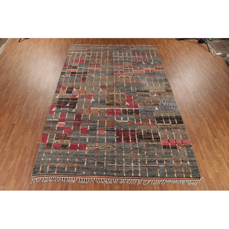 Handmade Plush Moroccan Large Rug 10x15