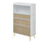 Armoire de rangement polyvalente à trois tiroirs pour différentes pièces, améliorant l'organisation