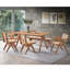 Fauteuil beige et naturel (ensemble de 2)