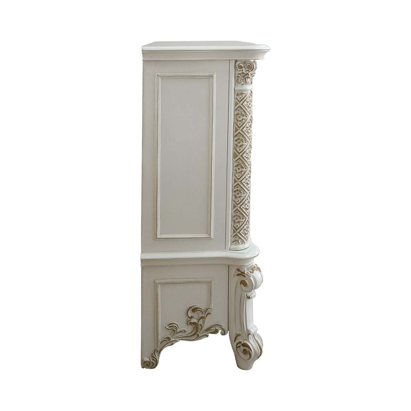 Commode 3 tiroirs Carlene, Perle antique