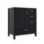 Ensemble de meuble-lavabo de meuble-lavabo 30 po avec armoire de rangement, porte à fermeture en douceur, 3 tiroirs et plateau amovible-459075271