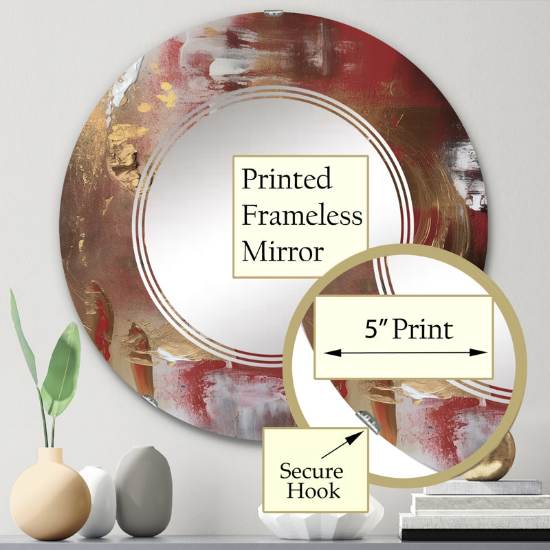 Miroir mural Zyrell, 24 po x 24 po
