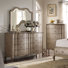 Amerigo 8 tiroir Double commode avec miroir