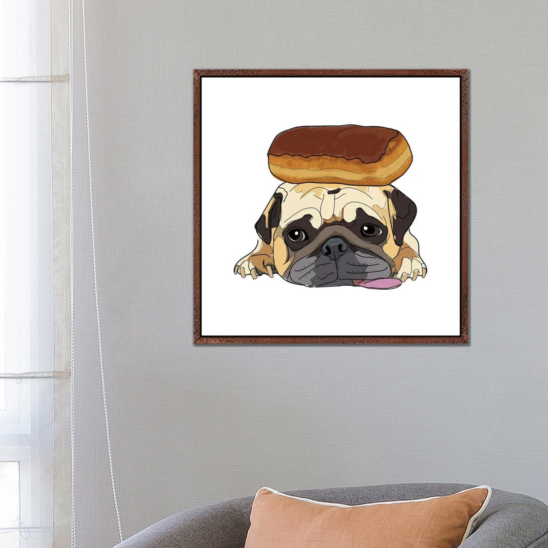 Maple Bar Dog von Sketch And Paws - Gallery-Wrapped Canvas Giclée on Canvas