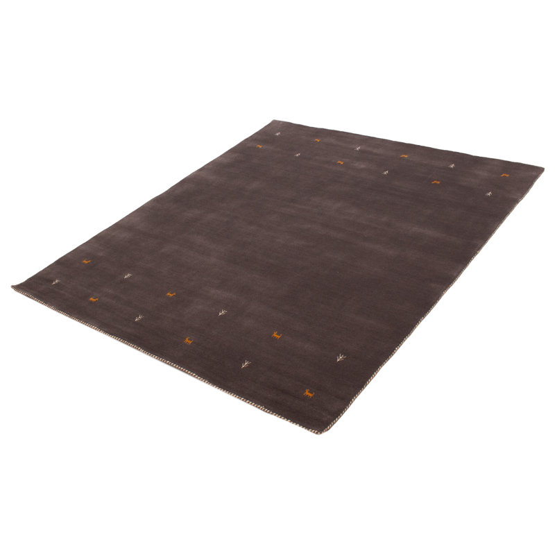 Tapis gris Kashkuli Gabbeh 6 pi 2 po x 9 pi 5 po