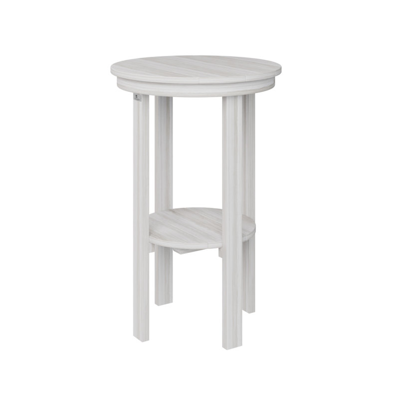 Berlin Gardens Tropical Round End Bar Table, Seashell