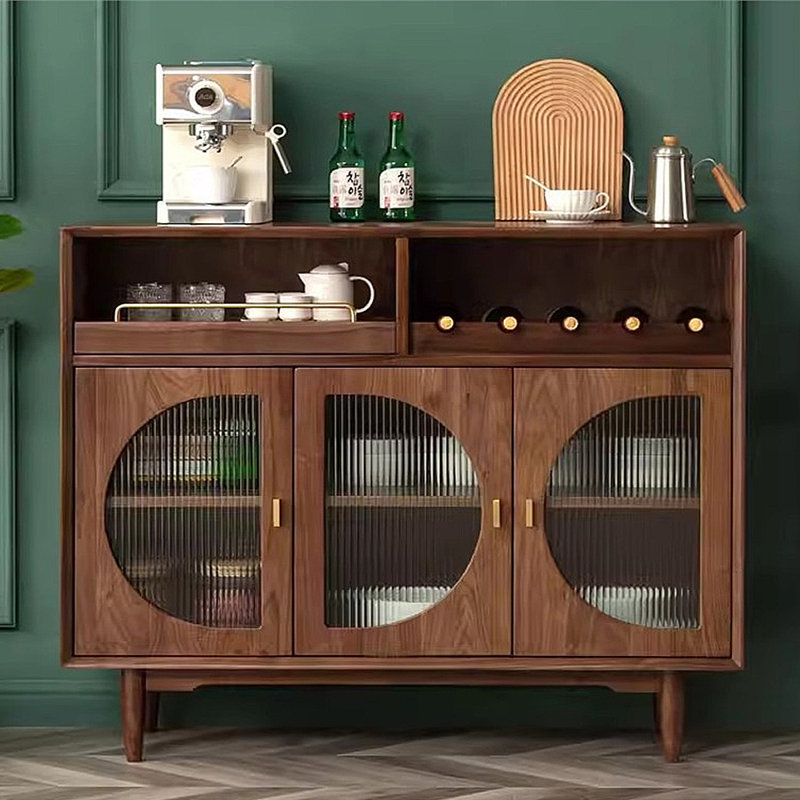 Retro Multi-functional Storage Side Cabinet