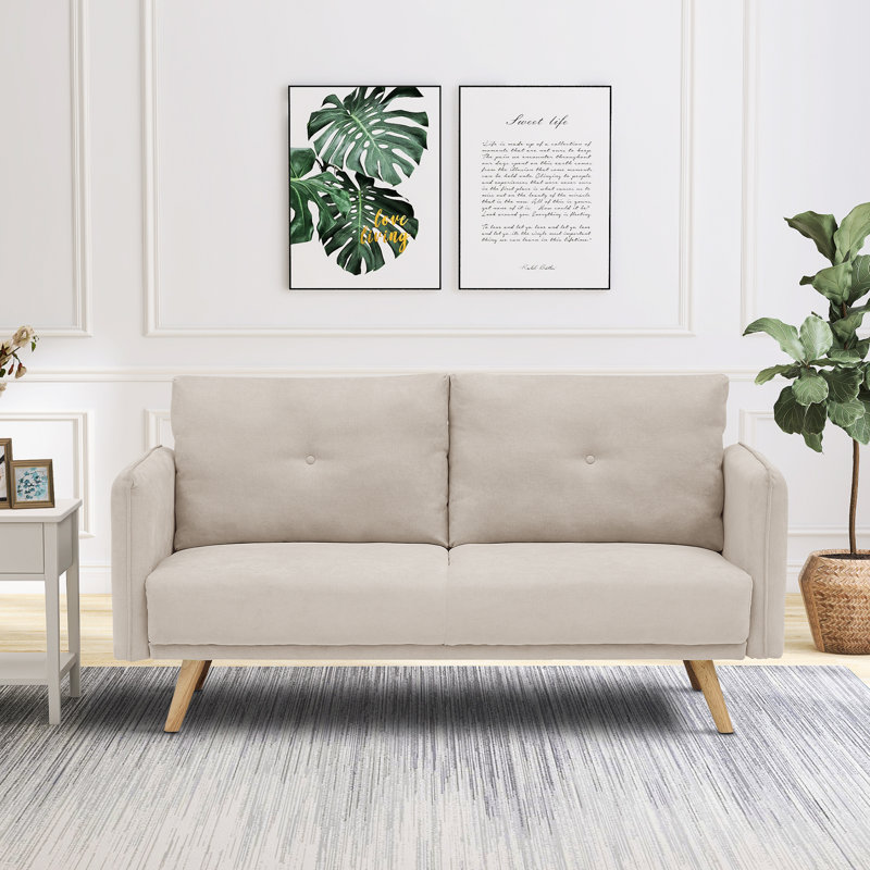 Causeuse Islandais Fresh Tone, 100% polyester beige
