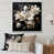White Floater Framed