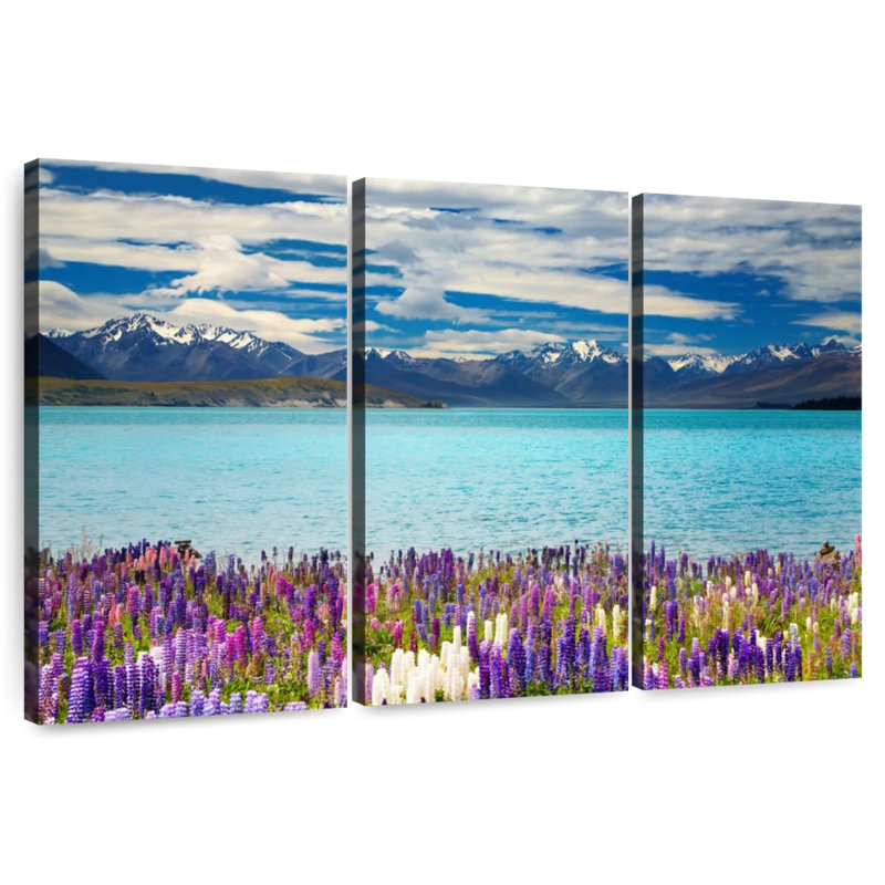 Alvord Lake Tekapo Mountain, 36" H x 57" W
