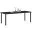 Rectangular Metal Outdoor Dining Table , 200cm W 80cm D