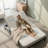 Queen Adjustable Bed Base with Massage, Wireless Remote, 750 lb Capacity, USB Ports, LED Nightlight, Grey