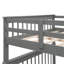 Lit superposé double / double avec rangement et garde-corps pour chambre à coucher, dortoir-129599917