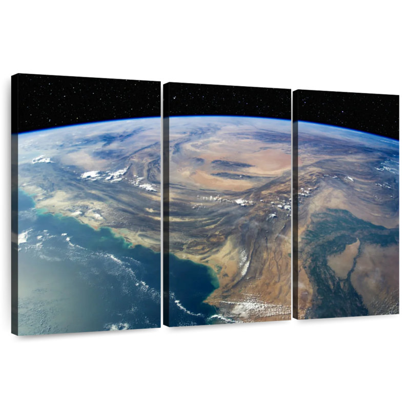 Oberle Earth, 36" H x 57" W