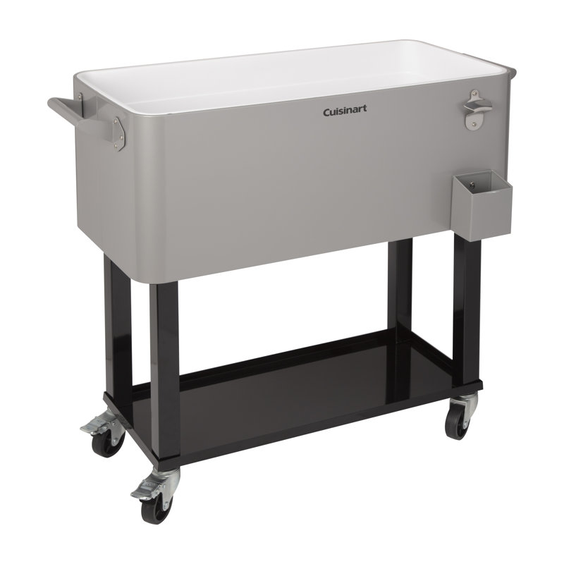 80 Qt. Outdoor Rolling Cooler Cart
