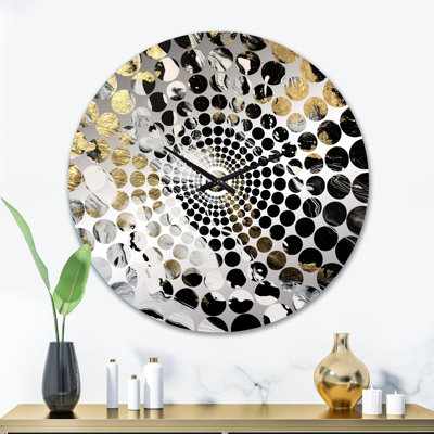 Pagnell - Horloge murale peinture abstraite