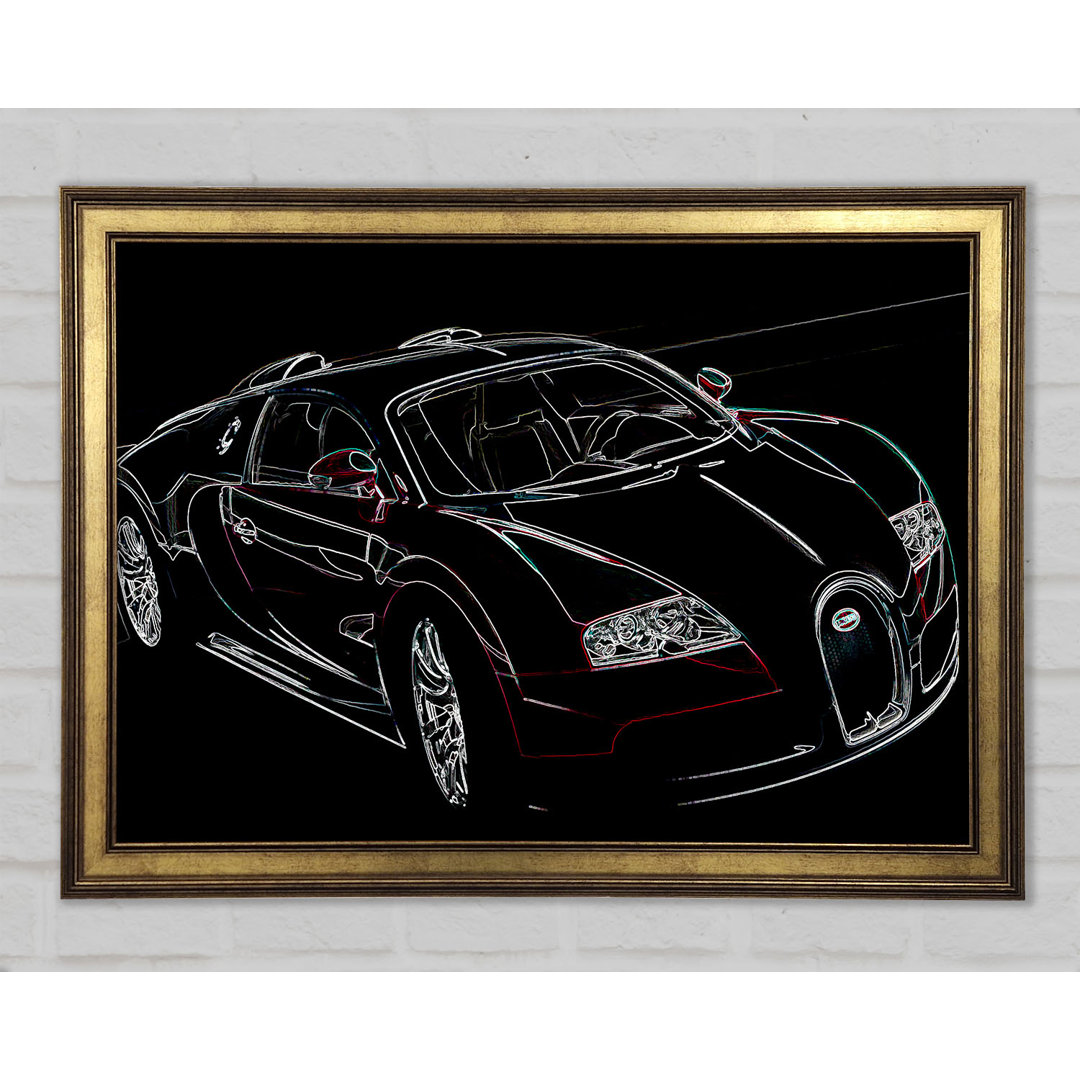 Bugatti Veyron Front - Druck