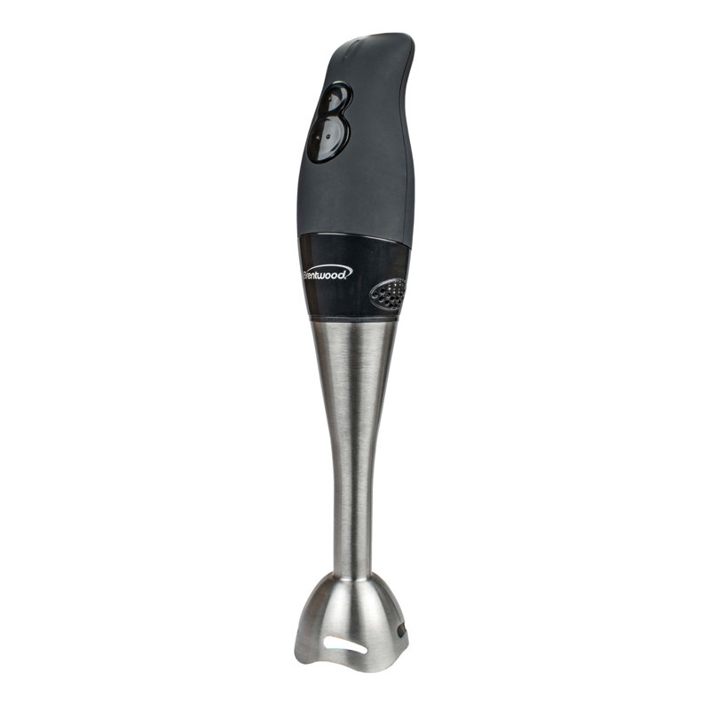 Brentwood 2-Speed Black Stainless Steel Hand Blender