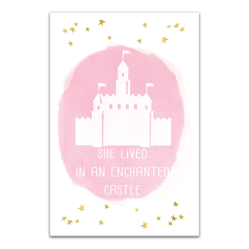 Art sur toile enchanted castle Braxton, H 18 po x l 12 po x P 1,25 po