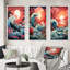 «Dramatic Ocean Waves», 3 pièces sur toile-486680002-486680003